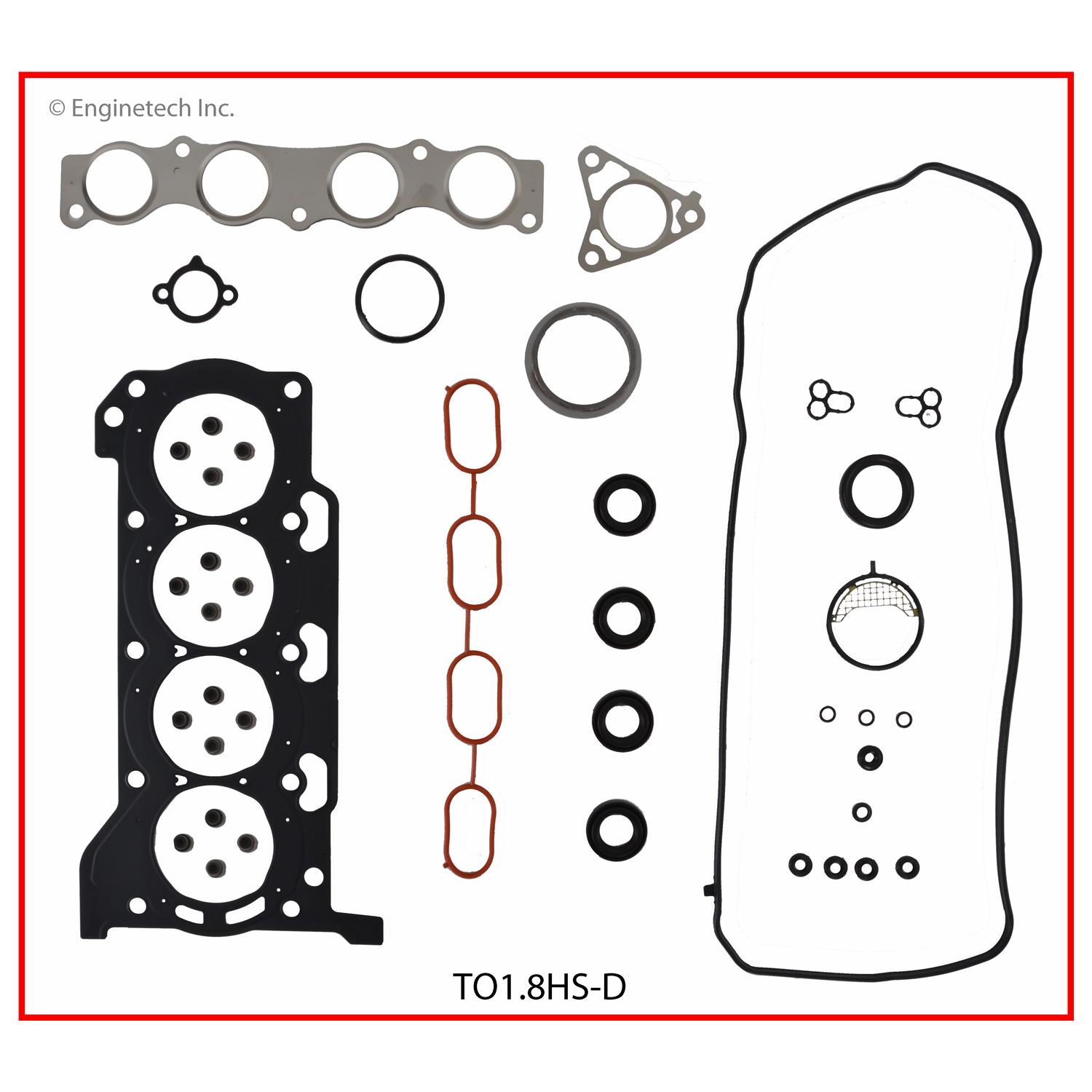 Enginetech TO1.8K-3 Gasket Set - Full