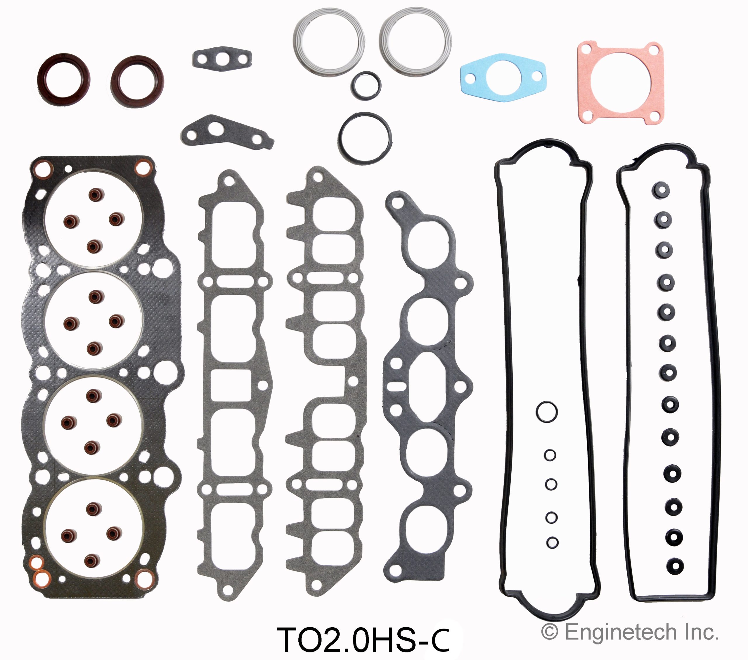 Enginetech TO2.0HS-C Gasket Set - Head