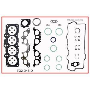 Enginetech TO2.0HS-DWB Gasket Set - Head