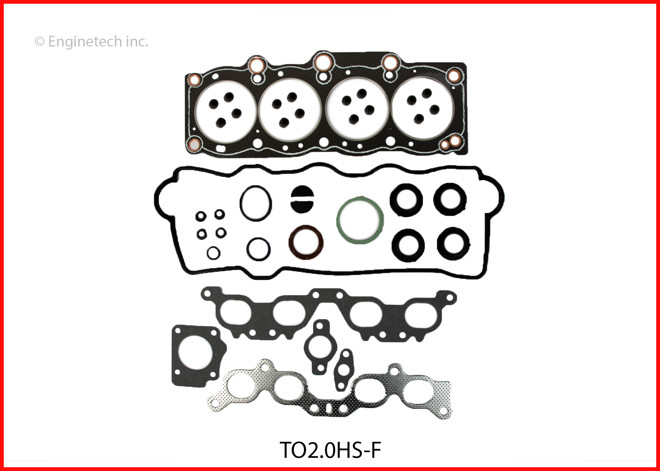 Enginetech TO2.0HS-F Gasket Set - Head