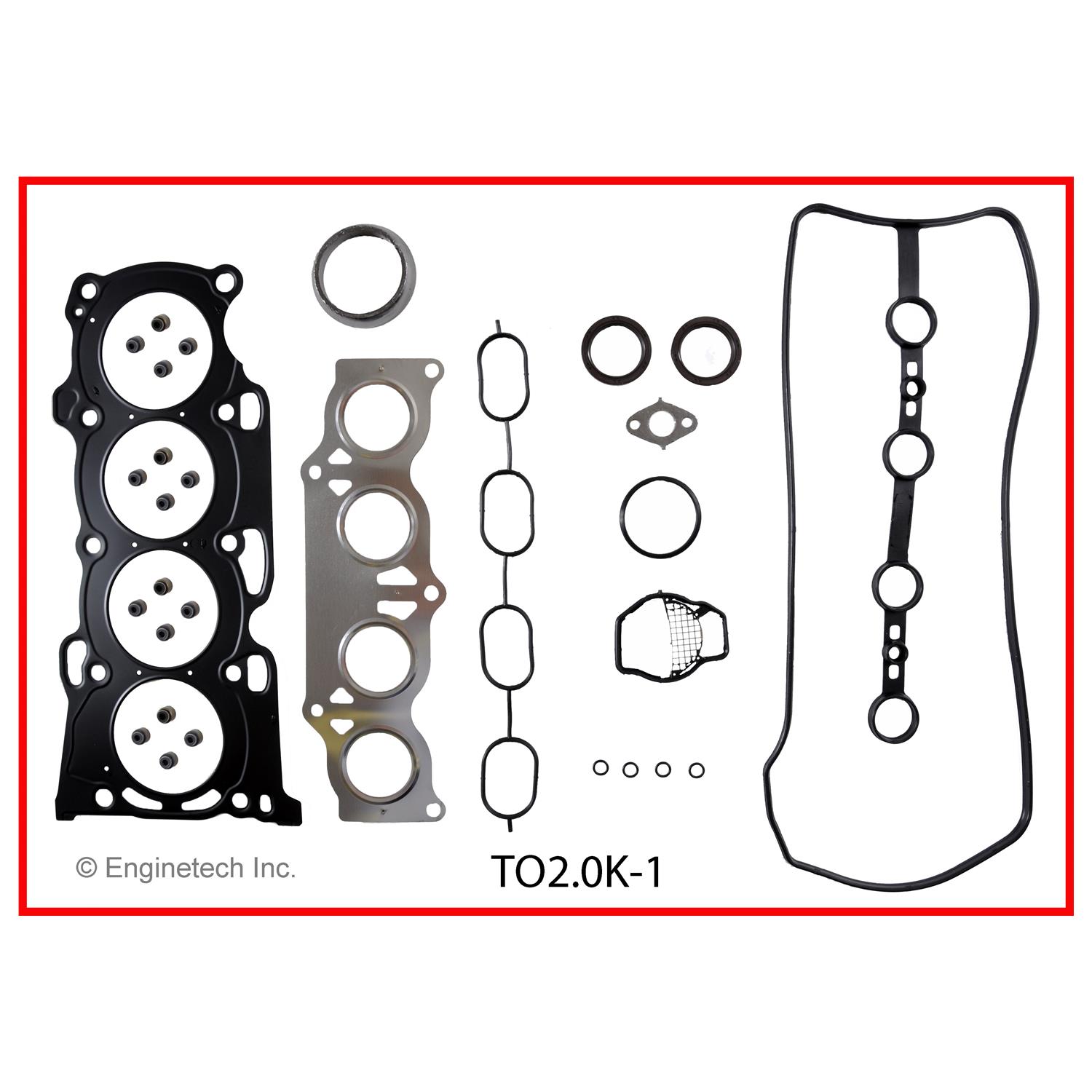 Enginetech TO2.0K-1 Gasket Set - Full