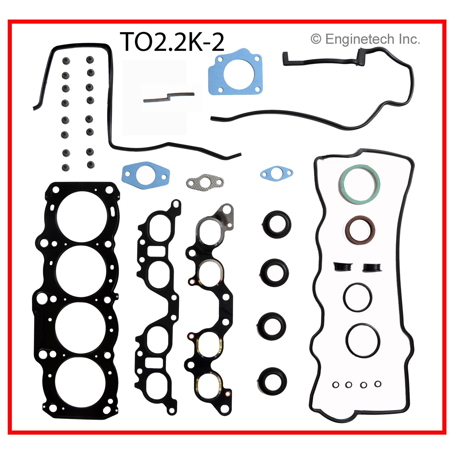 Enginetech TO2.2K-2 Gasket Set - Full
