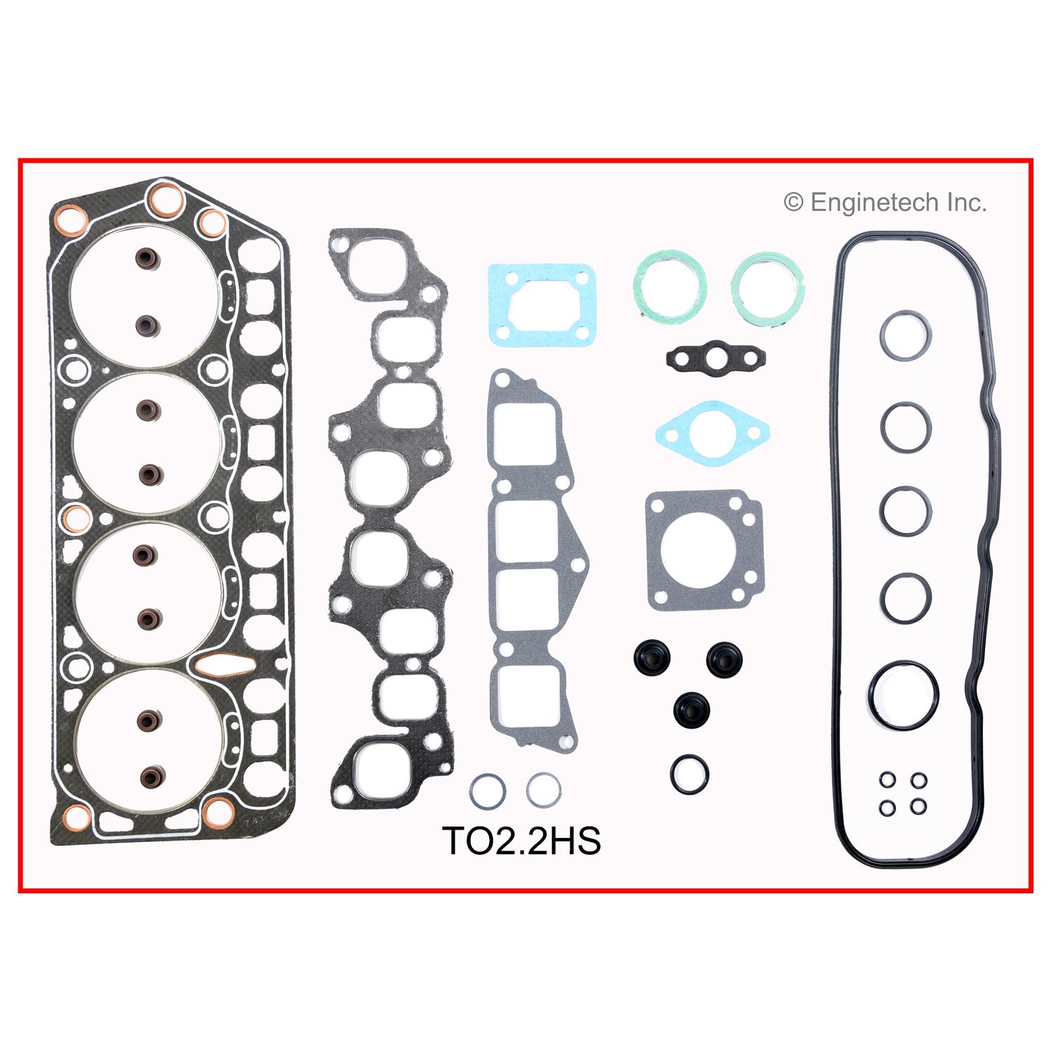 Enginetech TO2.2K-3 Gasket Set - Full