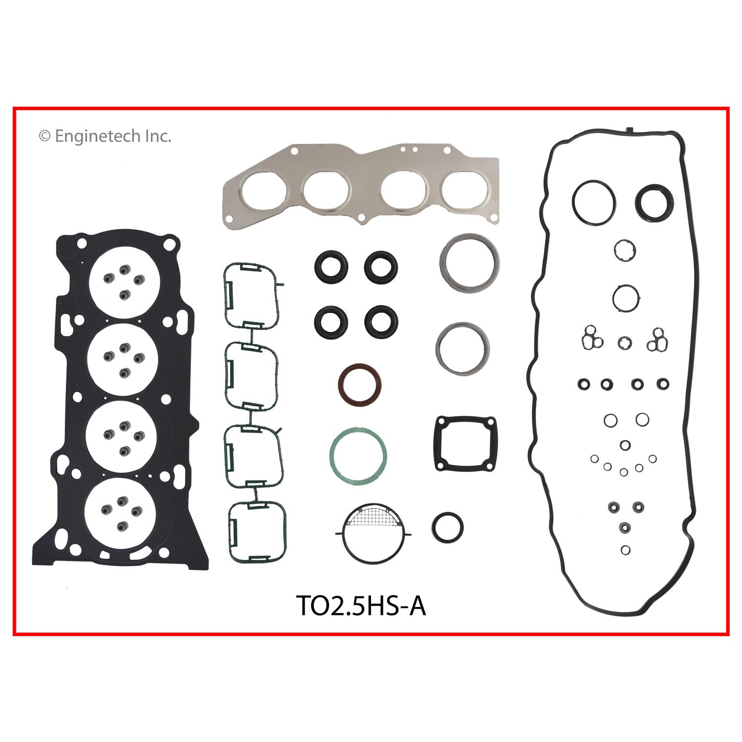 Enginetech TO2.5K-1 Gasket Set - Full