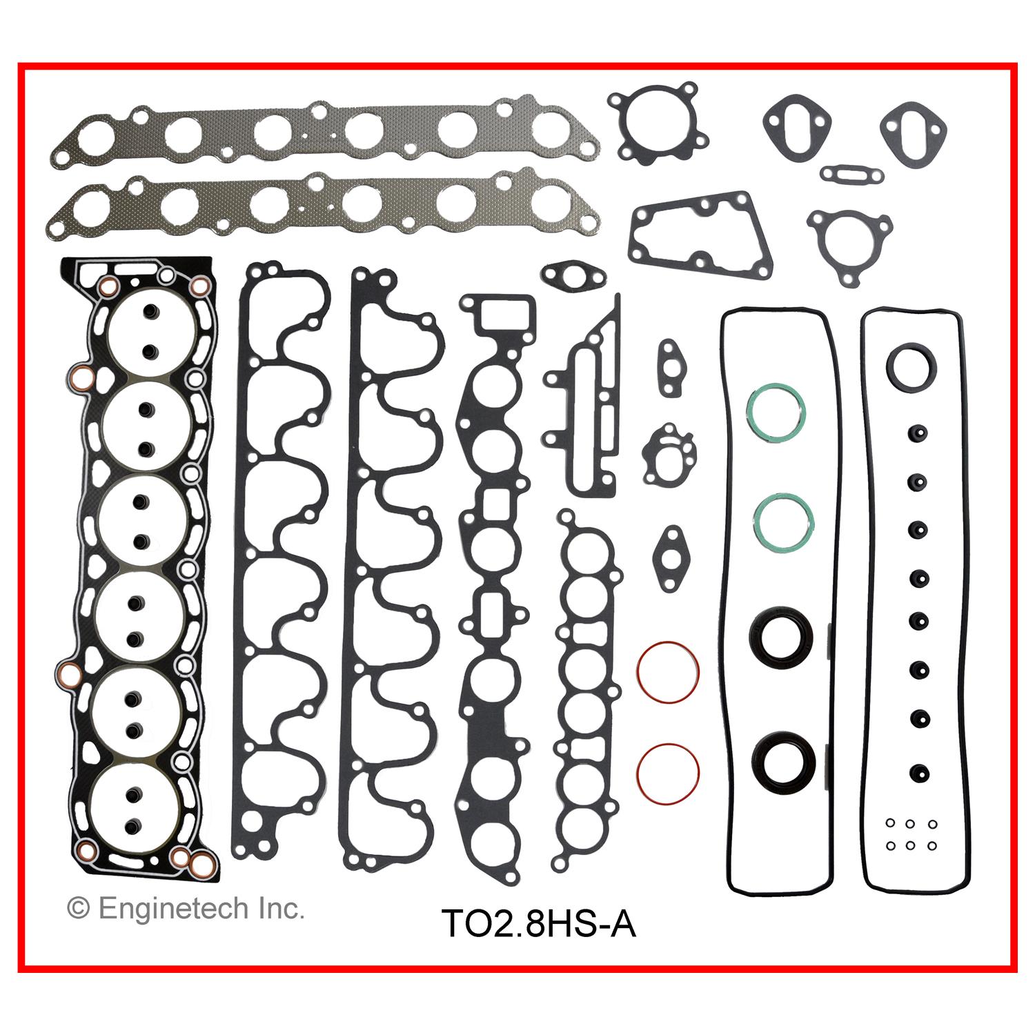 Enginetech TO2.8K-1 Gasket Set - Full