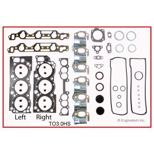 Enginetech TO3.0HS-WB Gasket Set - Head