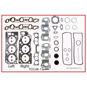 Enginetech TO3.0K-1 Gasket Set - Full