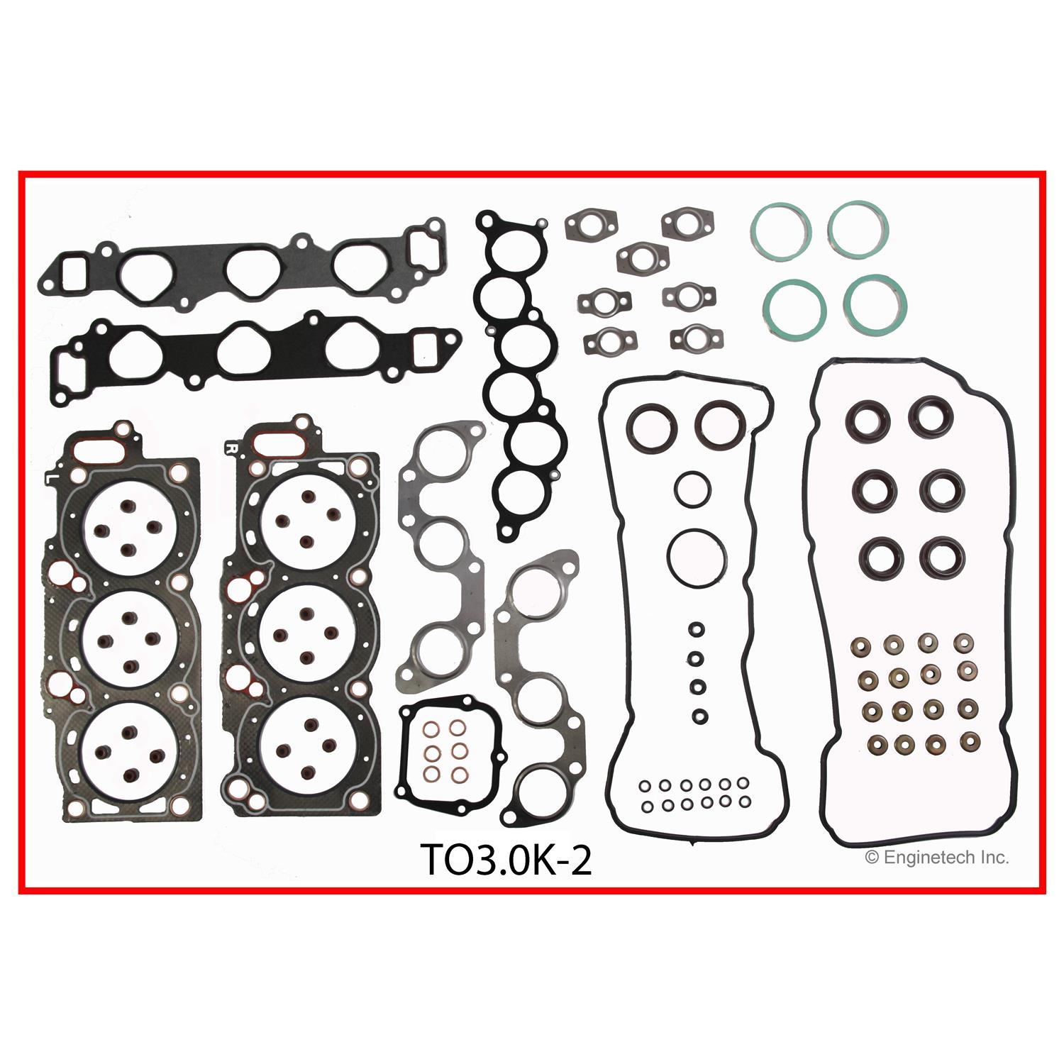Enginetech TO3.0K-2 Gasket Set - Full