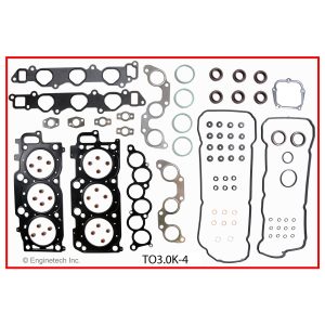 Enginetech TO3.0K-4 Gasket Set - Full