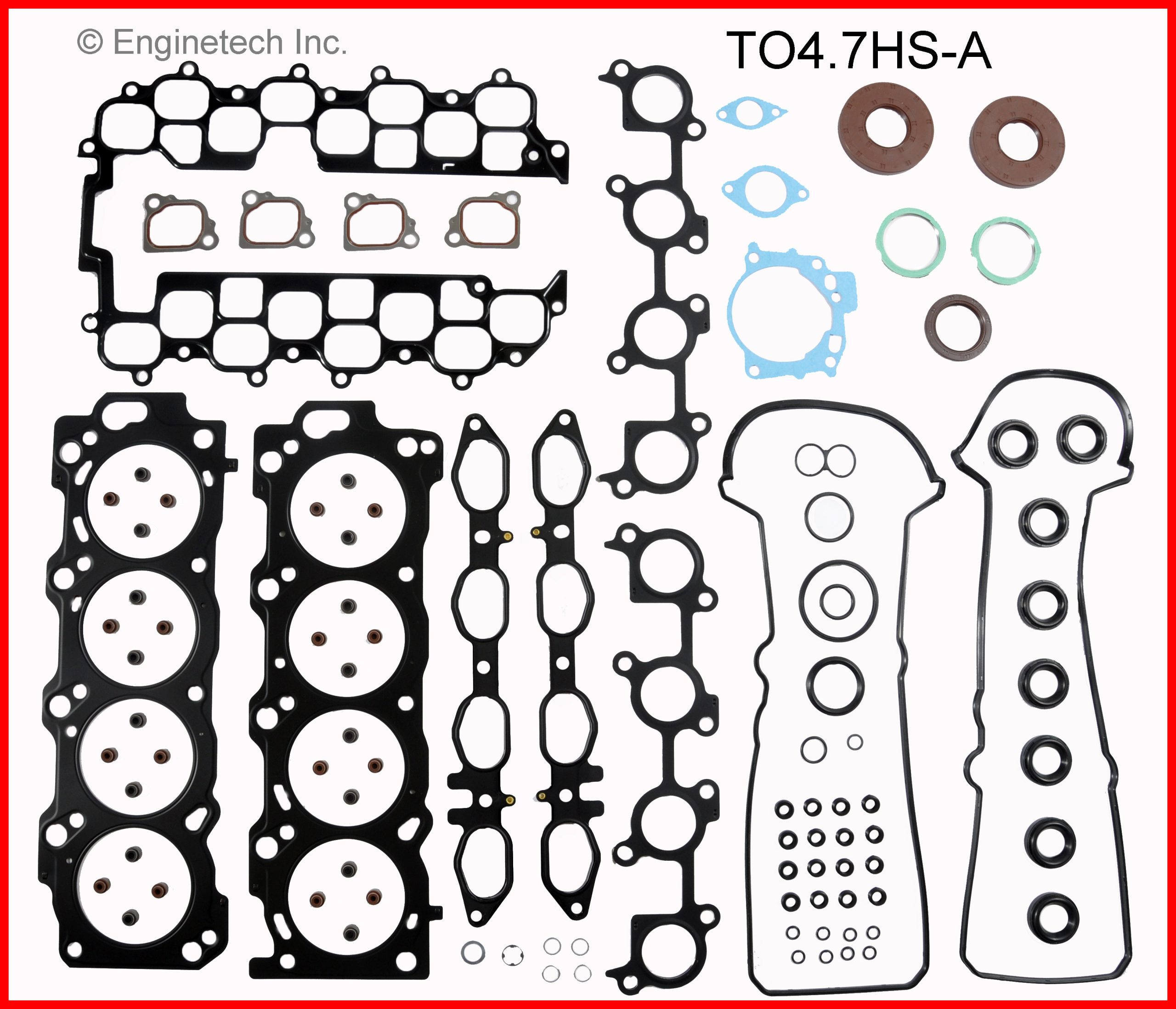Enginetech TO4.7K-1 Gasket Set - Full