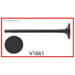 Enginetech V1661 Valve - Exhaust