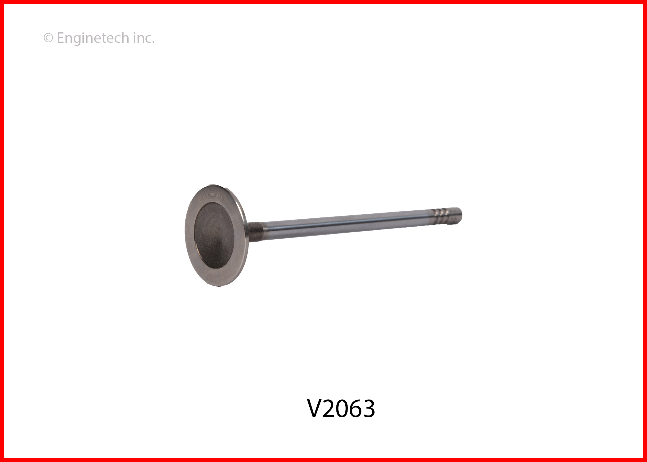 Enginetech V2063 Valve - Exhaust