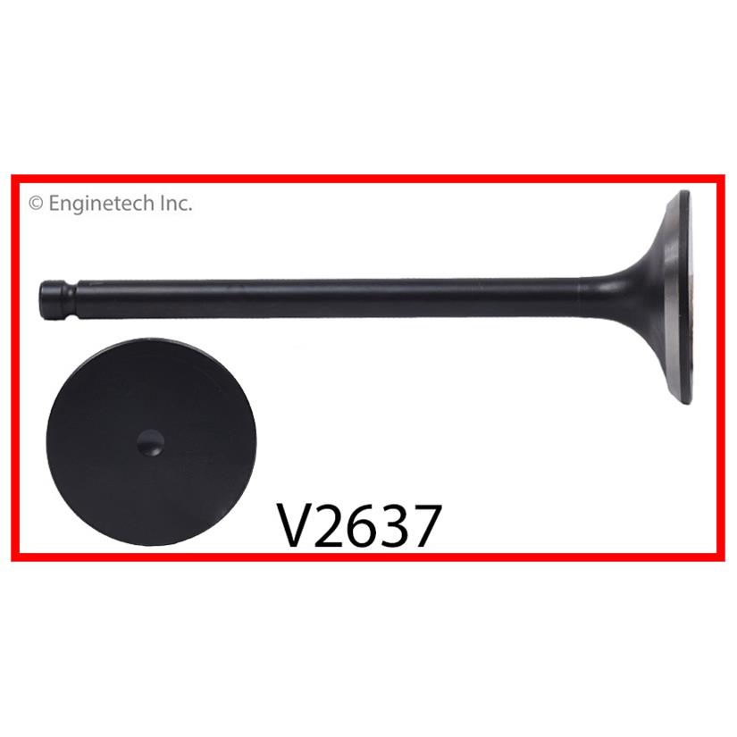 Enginetech V2637 Valve - Exhaust