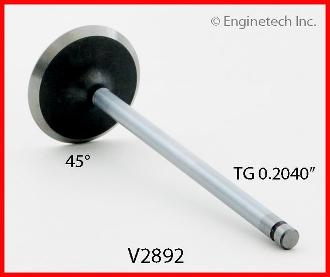 Enginetech V2892 Valve - Intake