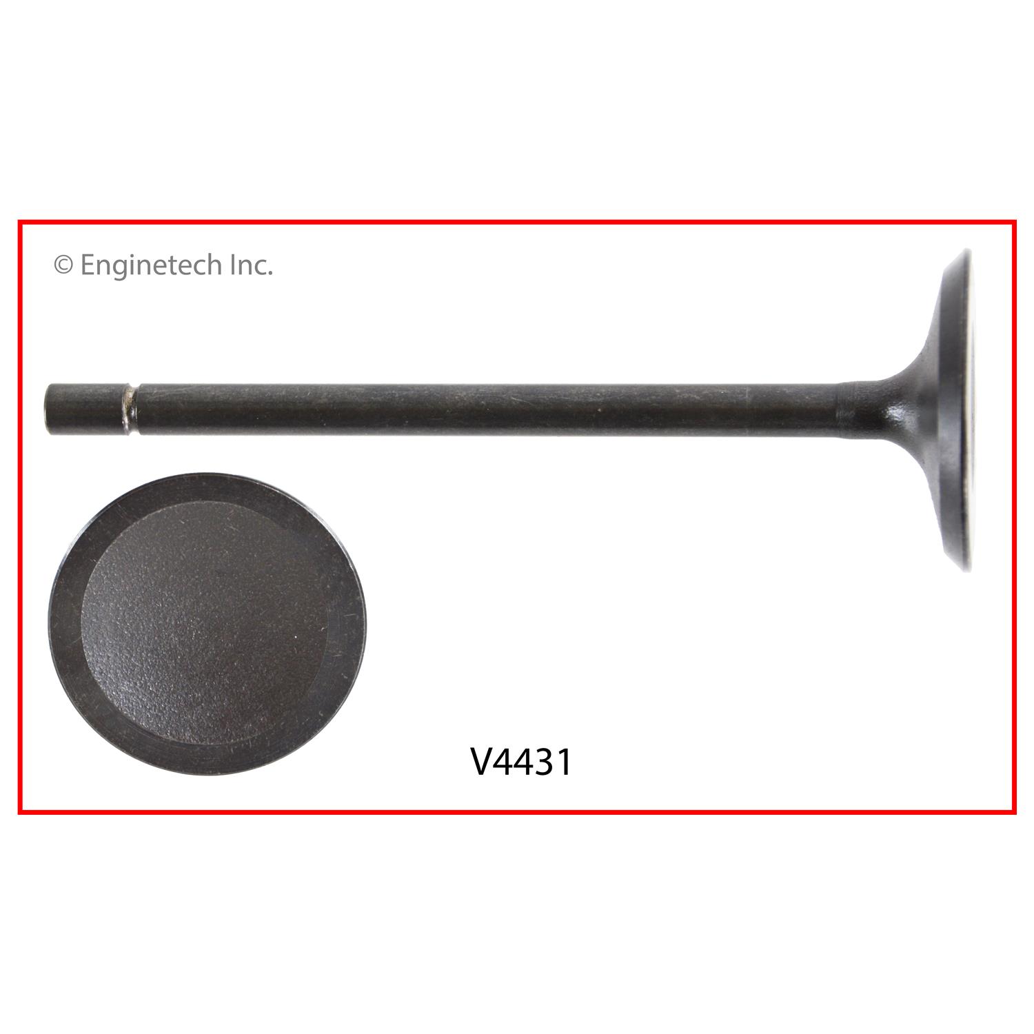 Enginetech V4431 Valve - Exhaust