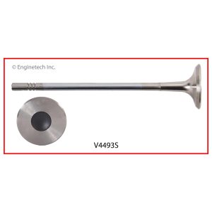 Enginetech V4493S Valve - Exhaust