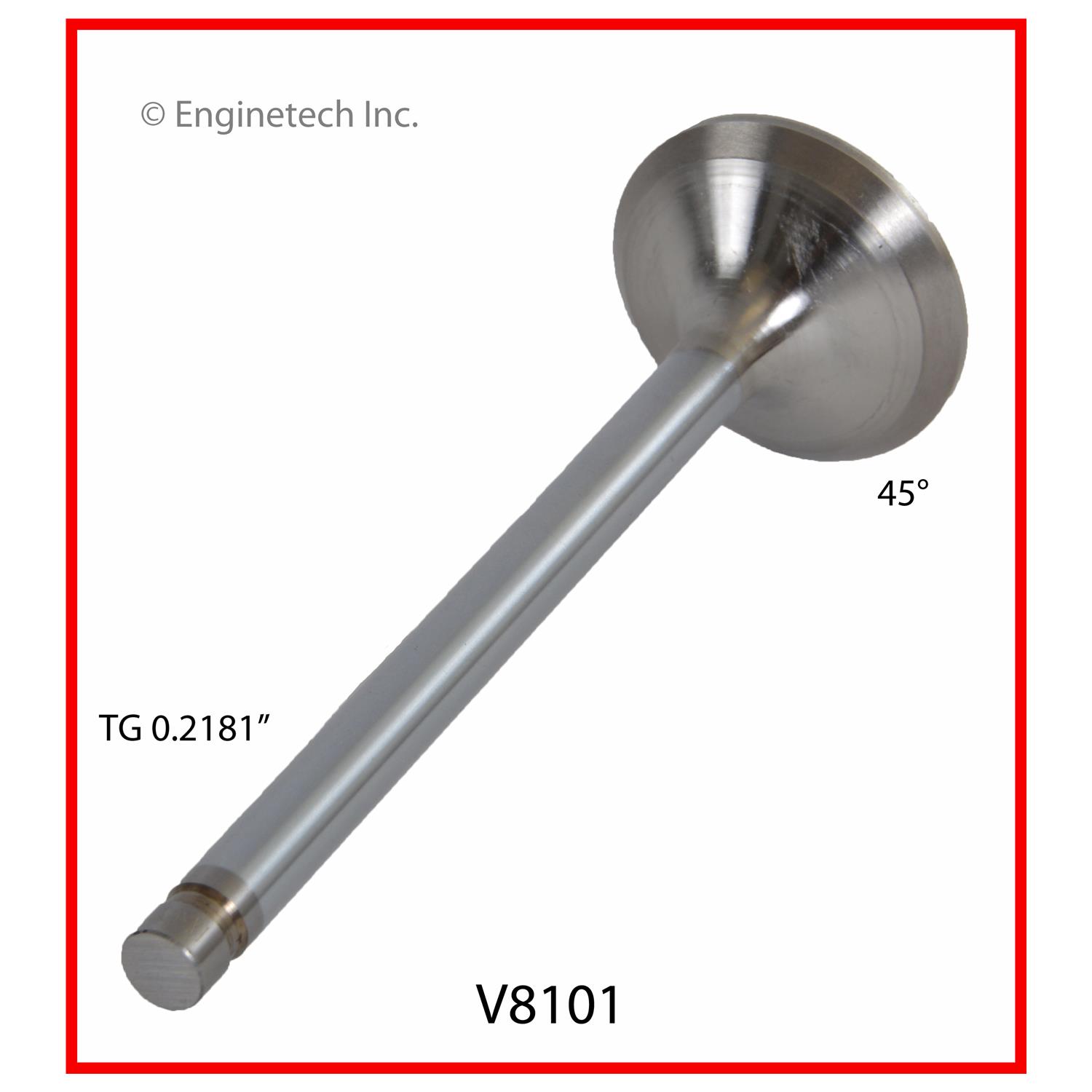 Enginetech V8101 Valve - Exhaust