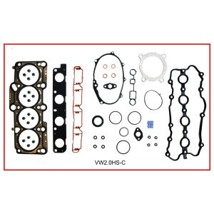 Enginetech VW2.0HS-CWB Gasket Set - Head