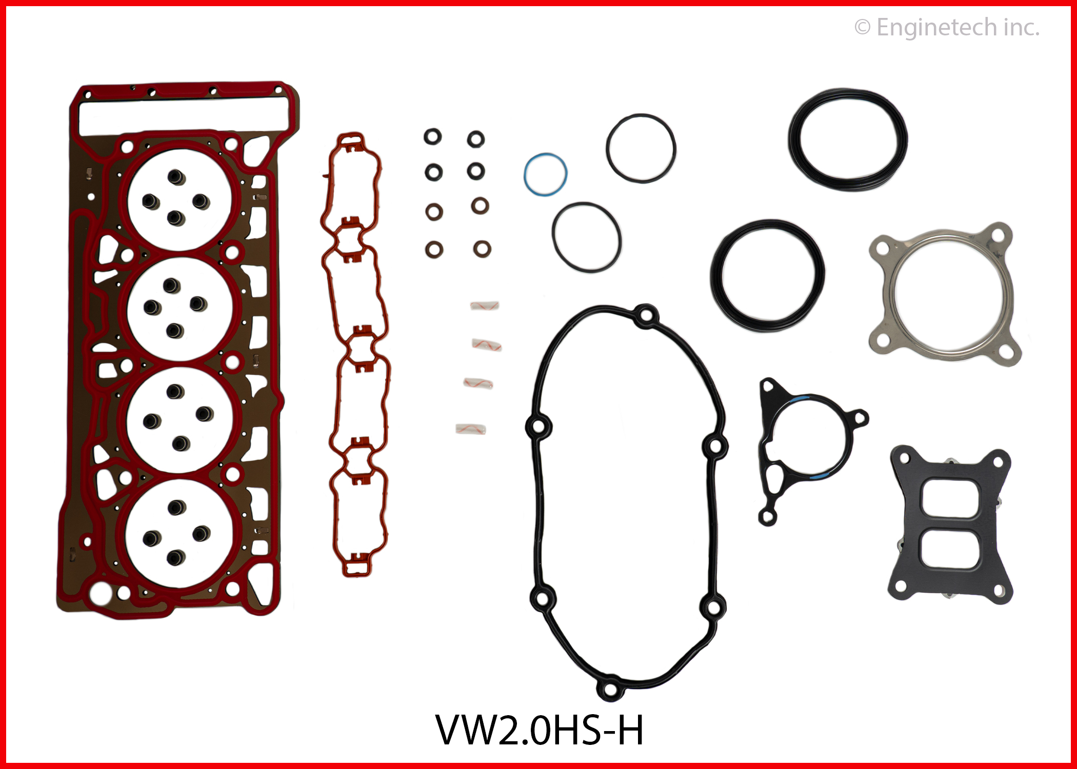Enginetech VW2.0HS-H Gasket Set - Head