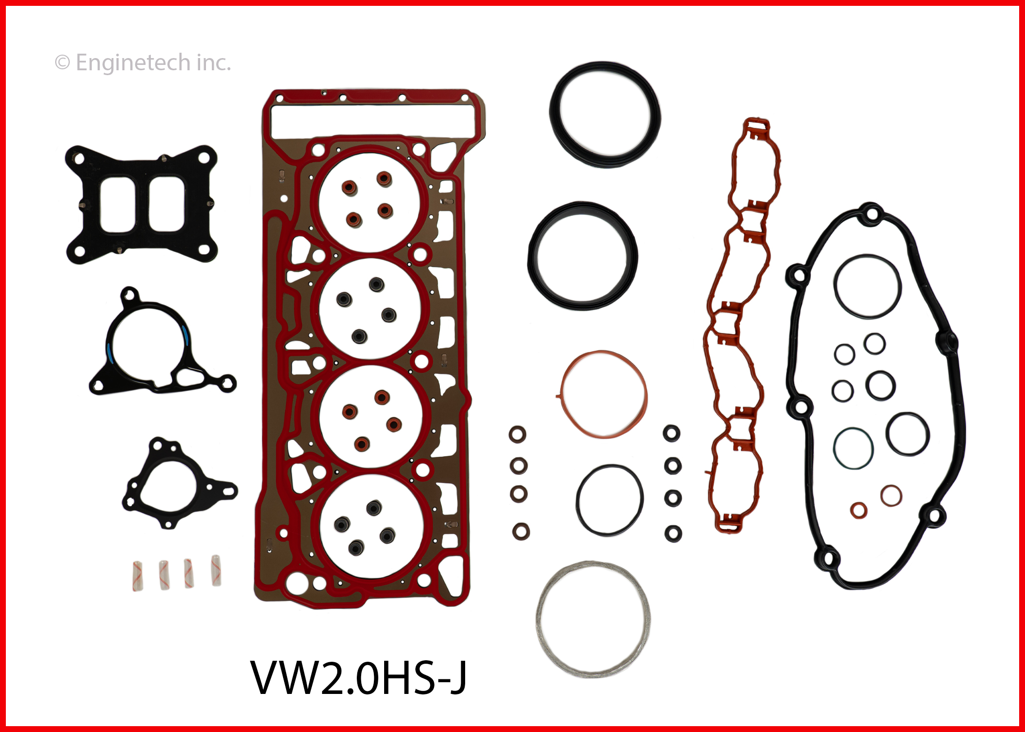 Enginetech VW2.0HS-J Gasket Set - Head
