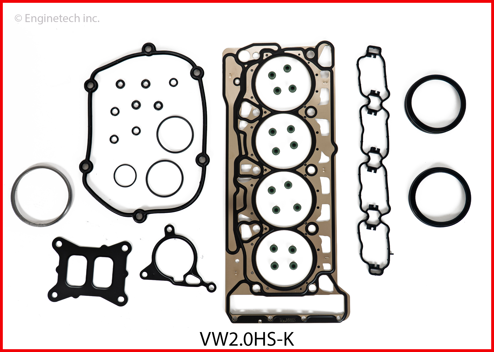 Enginetech VW2.0HS-K Gasket Set - Head