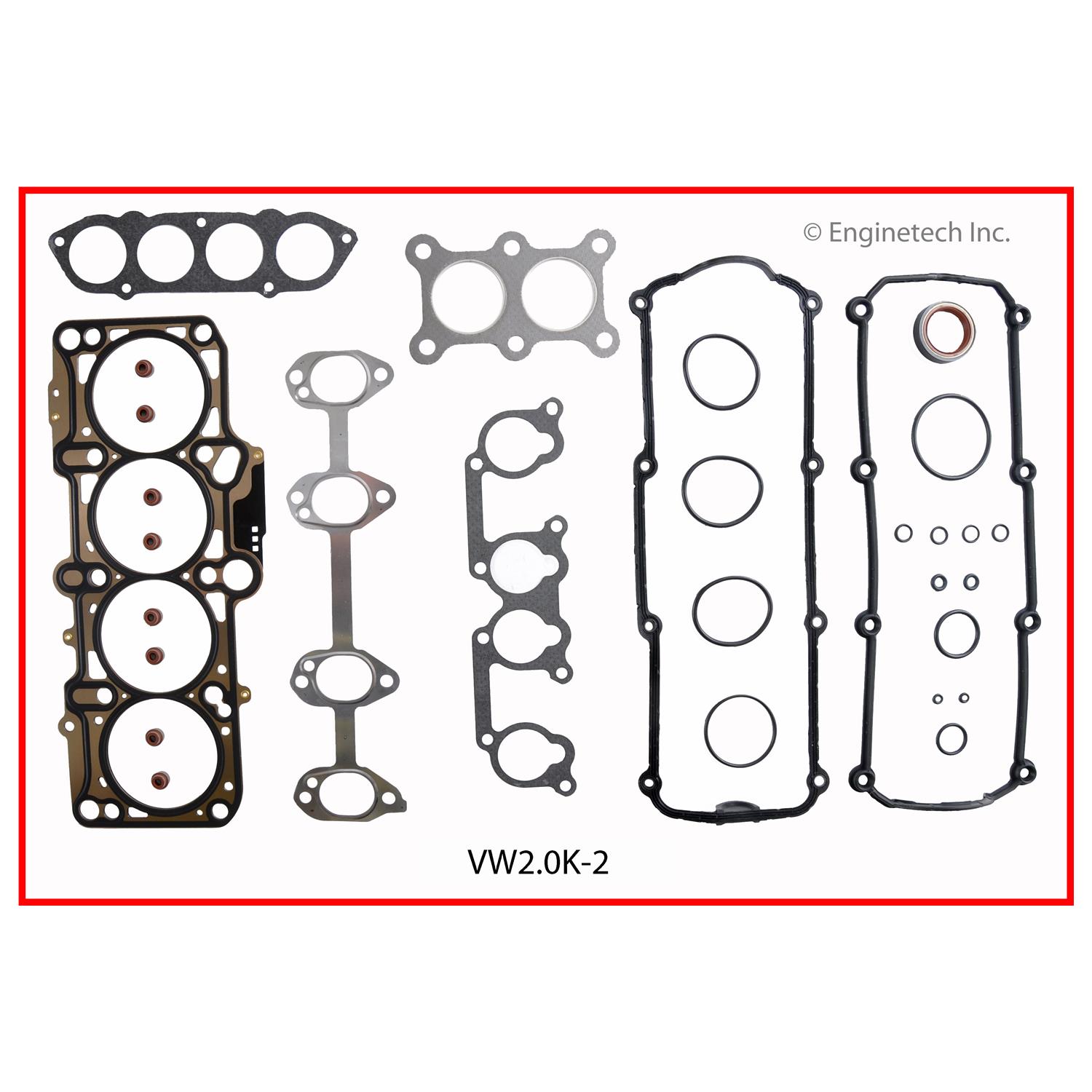 Enginetech VW2.0K-2 Gasket Set - Full