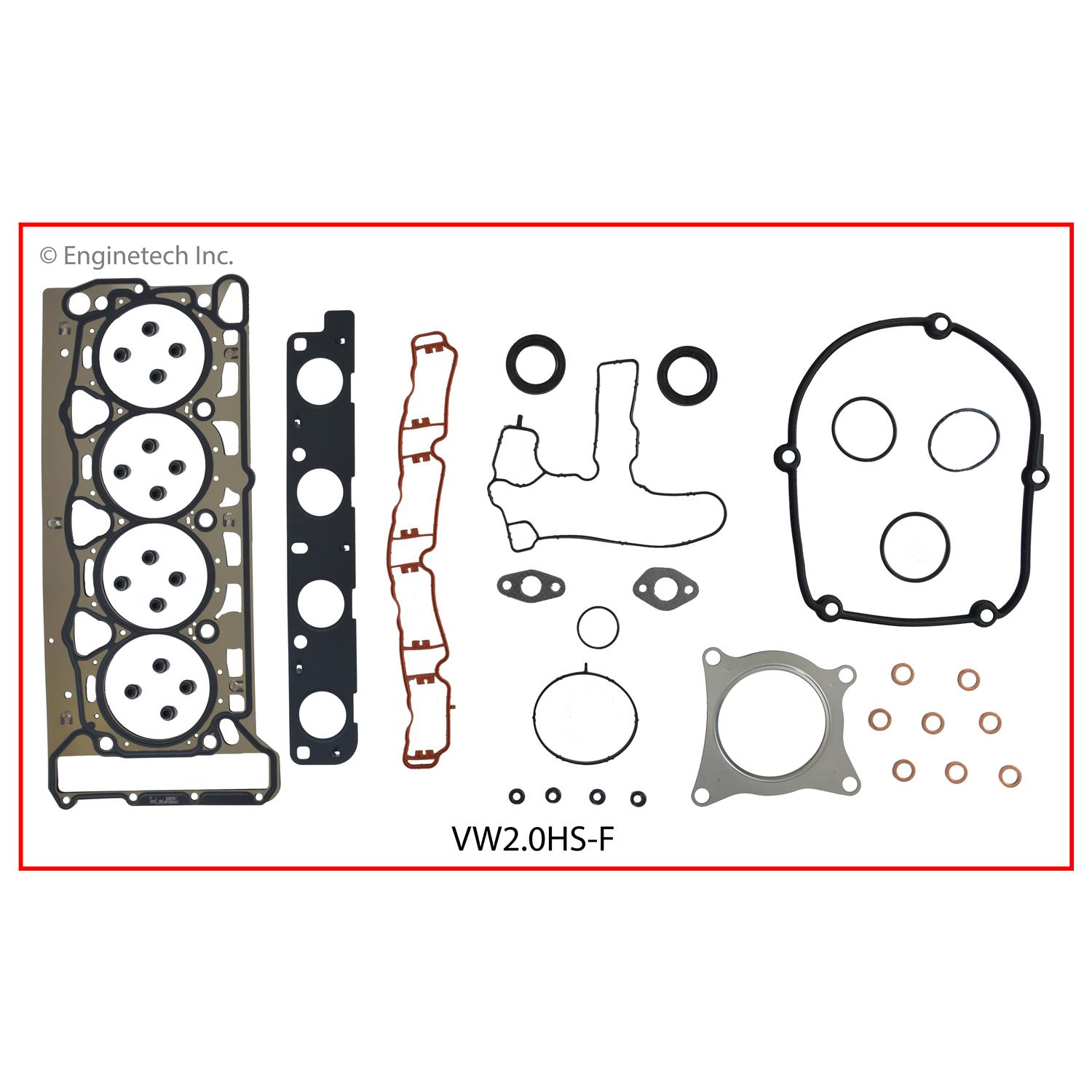 Enginetech VW2.0K-4 Gasket Set - Full