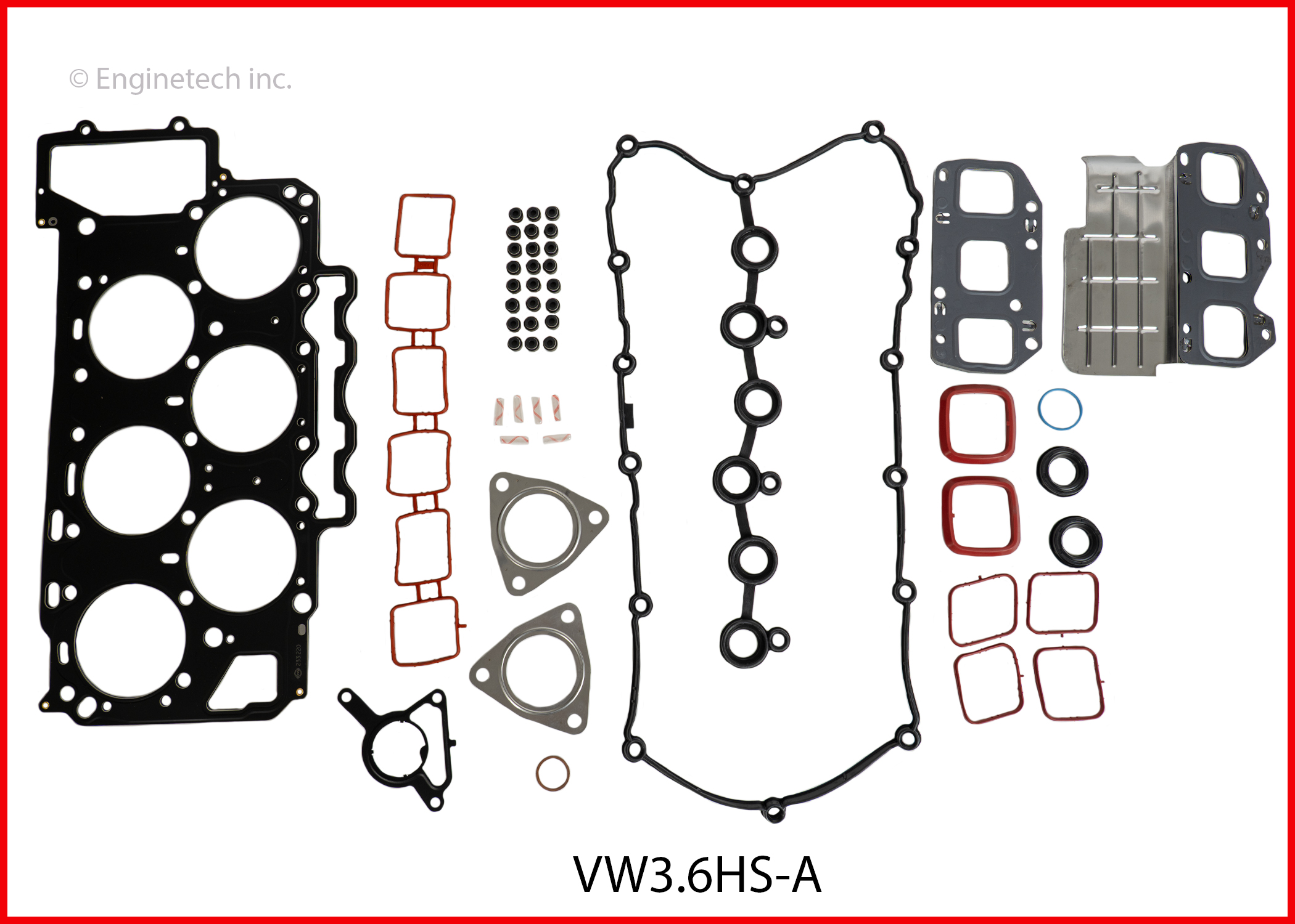 Enginetech VW3.6HS-A Gasket Set - Head